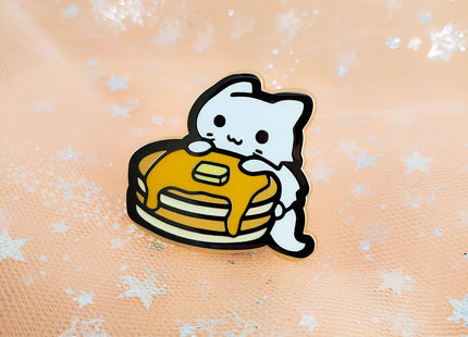 Gamers Guild AZ Bonnies Lab Pancake Cat Enamel Pin Faire