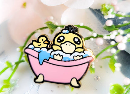 Gamers Guild AZ Bonnies Lab Pokemon - Scrub-a-Psyduck Enamel Pin Faire