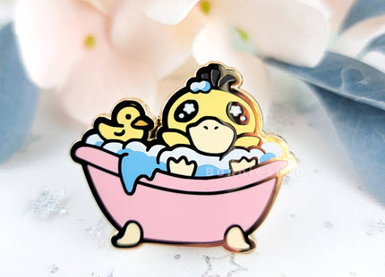 Gamers Guild AZ Bonnies Lab Pokemon - Scrub-a-Psyduck Enamel Pin Faire