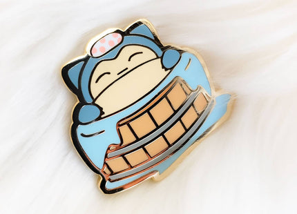 Gamers Guild AZ Bonnies Lab Pokemon - Snorlax Enamel Pin Faire