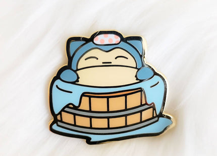 Gamers Guild AZ Bonnies Lab Pokemon - Snorlax Enamel Pin Faire