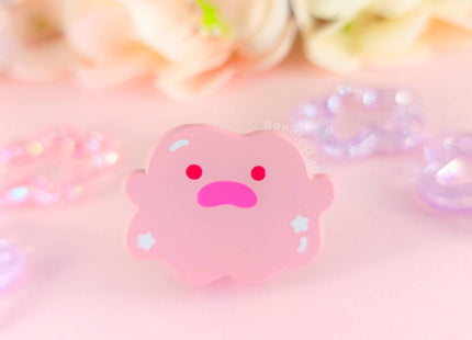 Gamers Guild AZ Bonnies Lab Puddle Pal Pink Soft Dyed Enamel Pin Faire