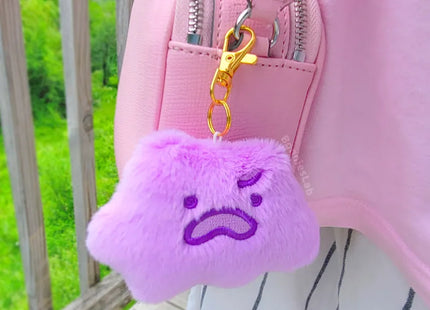 Gamers Guild AZ Bonnies Lab Puddle Pal Pocket Plush Keychain – Purple Faire