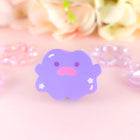 Gamers Guild AZ Bonnies Lab Puddle Pal Purple Soft Dyed Enamel Pin Faire
