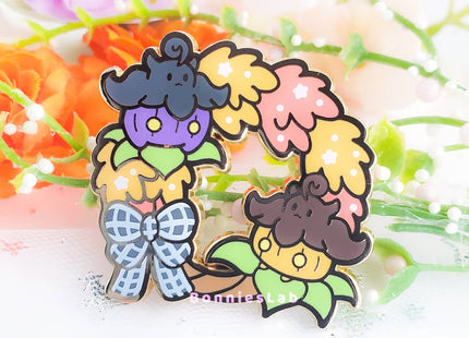 Gamers Guild AZ Bonnies Lab Pumpkaboo Wreath Enamel Pin Faire