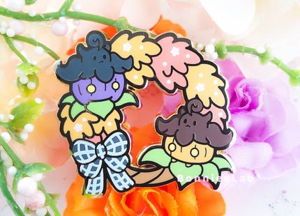 Gamers Guild AZ Bonnies Lab Pumpkaboo Wreath Enamel Pin Faire