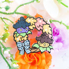 Gamers Guild AZ Bonnies Lab Pumpkaboo Wreath Enamel Pin Faire