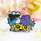 Gamers Guild AZ Bonnies Lab Raikou Glow In The Dark Enamel Pin Faire