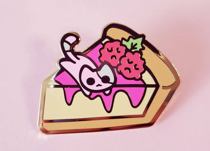 Gamers Guild AZ Bonnies Lab Raspberry Cheesecake Enamel Pin Faire