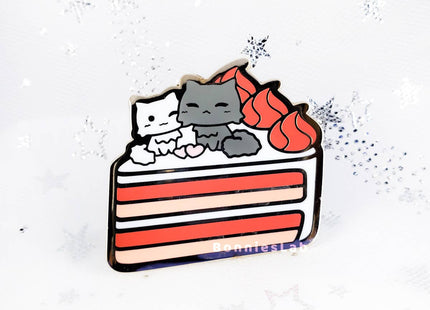 Gamers Guild AZ Bonnies Lab Red Velvet Cake Enamel Pin Faire