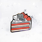 Gamers Guild AZ Bonnies Lab Red Velvet Cake Enamel Pin Faire
