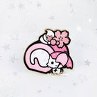 Gamers Guild AZ Bonnies Lab Sakura Roll Cake Enamel Pin Faire