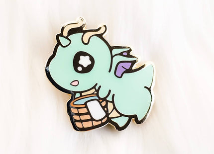 Gamers Guild AZ Bonnies Lab Shiny Dragonite Enamel Pin (glows in the dark) Faire
