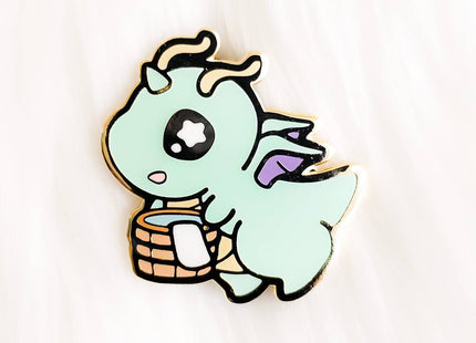 Gamers Guild AZ Bonnies Lab Shiny Dragonite Enamel Pin (glows in the dark) Faire