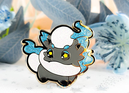 Gamers Guild AZ Bonnies Lab Shiny Hisuian Zorua Enamel Pin Faire