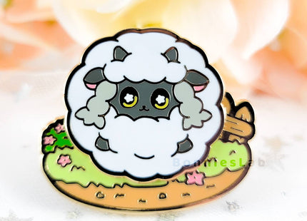 Gamers Guild AZ Bonnies Lab Spinning Wooloo Enamel Pin Faire