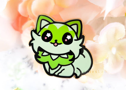 Gamers Guild AZ Bonnies Lab Sprigatito Enamel Pin Faire