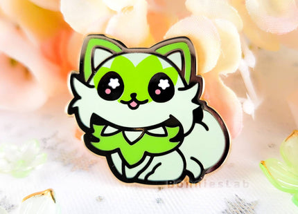 Gamers Guild AZ Bonnies Lab Sprigatito Enamel Pin Faire