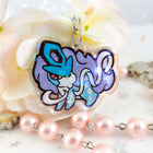 Gamers Guild AZ Bonnies Lab Suicune Epoxy Acrylic Keychain Holographic Charm Faire