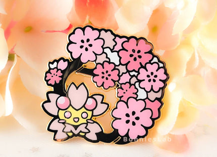 Gamers Guild AZ Bonnies Lab Sunshine Cherrim Enamel Pin Faire