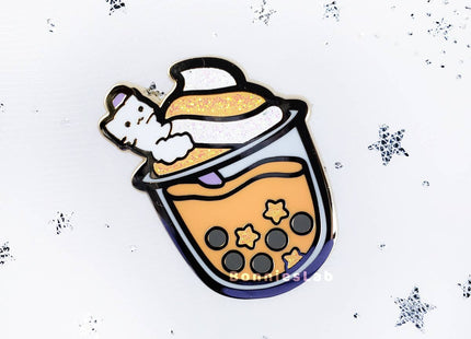 Gamers Guild AZ Bonnies Lab Thai Iced Tea Enamel Pin Faire