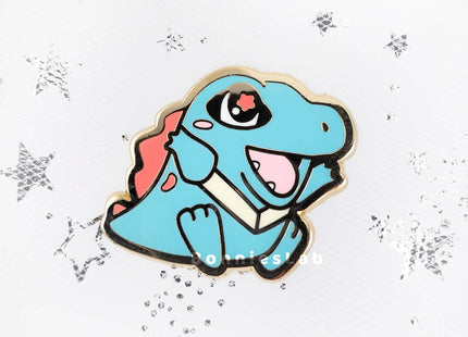 Gamers Guild AZ Bonnies Lab Totodile Enamel Pin Faire