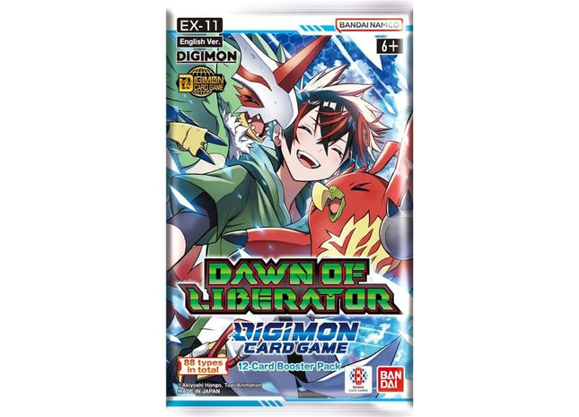 Gamers Guild AZ Booster Pack Digimon Card Game: Dawn of Liberator [EX-11] Booster Pack Booster Pack