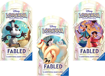 Gamers Guild AZ Booster Pack Lorcana TCG: Fabled Sleeved Booster Pack Booster Pack