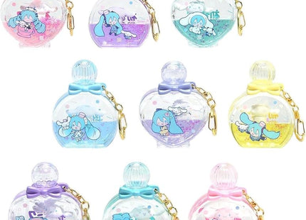 Gamers Guild AZ BoxLunch Puka Puka Sanrio Cinnamoroll x Hatsune Miku Floating Bottles Blind Bag Keychain Discontinue