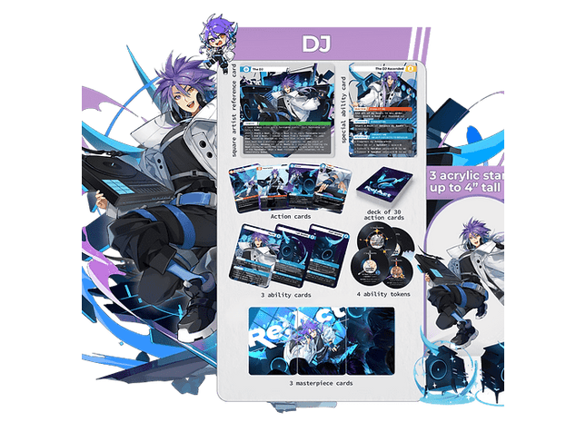 Gamers Guild AZ Brother Ming Games Re;ACT - DJ Character Expansion Brother Ming Games