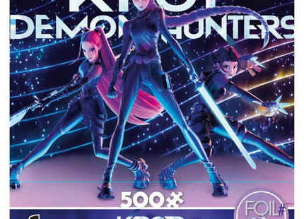Gamers Guild AZ Buffalo Games KPop Demon Hunters: Huntrix Battle Foil Puzzle 500 Pieces ACD Distribution
