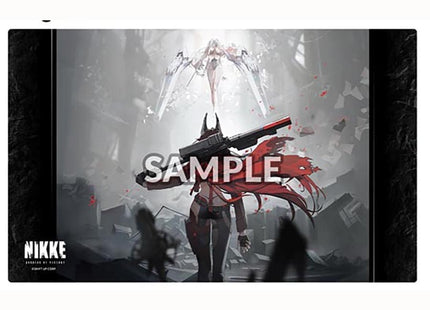 Gamers Guild AZ Bushiroad Bushi Supplies: Rubber Playmat Volume 9: Goddess of Victory: Nikke: Design A: Red Ash: Red Hood Versus Cinderella (Pre-Order) GTS