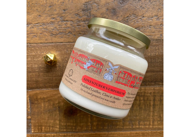 Gamers Guild AZ Cantrip Candles Cantrip Candles: Adventurer's Emporium 16 oz Cantrip Candles