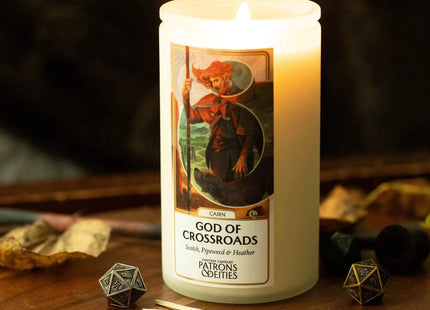 Gamers Guild AZ Cantrip Candles Cantrip Candles:  Cairn, God of Crossroads 16oz Candle Cantrip Candles