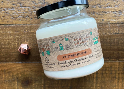 Gamers Guild AZ Cantrip Candles Cantrip Candles: Coffee Shoppe 16 oz Cantrip Candles