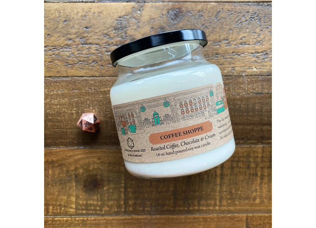 Gamers Guild AZ Cantrip Candles Cantrip Candles: Coffee Shoppe 16 oz Cantrip Candles
