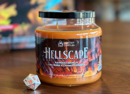 Gamers Guild AZ Cantrip Candles Cantrip Candles: Hellscape 16 oz Cantrip Candles