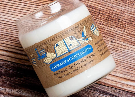 Gamers Guild AZ Cantrip Candles Cantrip Candles: Library Scriptorium 9 oz. Cantrip Candles