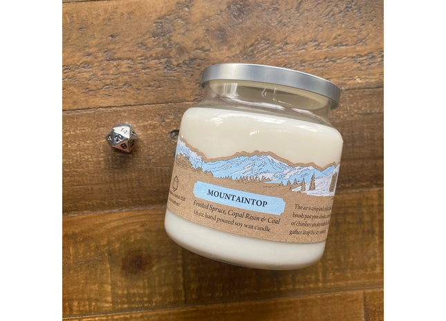 Gamers Guild AZ Cantrip Candles Cantrip Candles: Mountaintop 16 oz Cantrip Candles