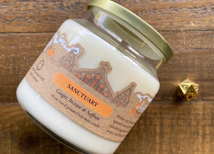 Gamers Guild AZ Cantrip Candles Cantrip Candles: Sanctuary 16 oz Cantrip Candles