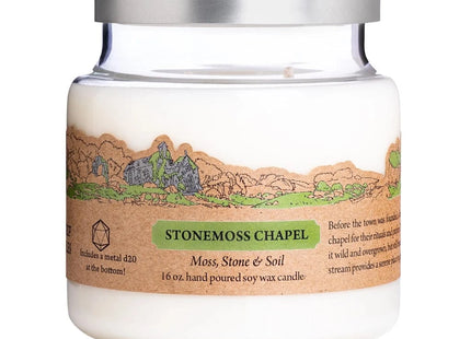 Gamers Guild AZ Cantrip Candles Cantrip Candles: Stonemoss Chapel 16 oz Cantrip Candles