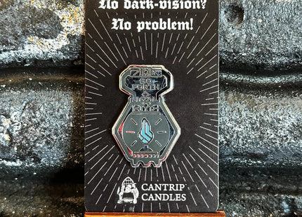 Gamers Guild AZ Cantrip Candles Go Forth Lantern Enamel Pin Cantrip Candles