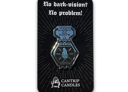 Gamers Guild AZ Cantrip Candles Go Forth Lantern Enamel Pin Cantrip Candles
