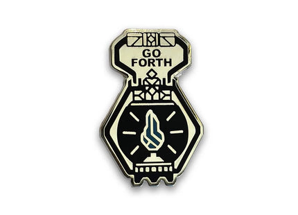 Gamers Guild AZ Cantrip Candles Go Forth Lantern Enamel Pin Cantrip Candles
