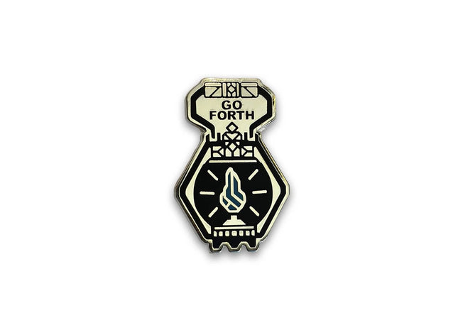 Gamers Guild AZ Cantrip Candles Go Forth Lantern Enamel Pin Cantrip Candles