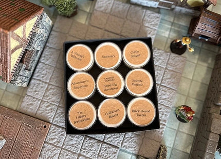 Gamers Guild AZ Cantrip Candles Scents of Civilization - Sample Pack Cantrip Candles