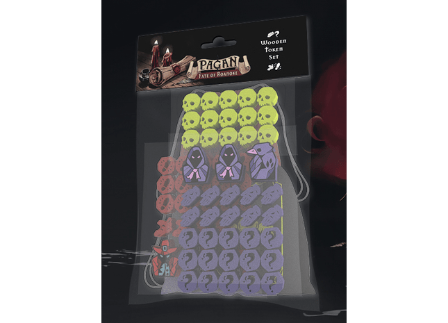 Gamers Guild AZ Capstone Games Pagan: Fate of Roanoke: Wooden Token Set Capstone Games