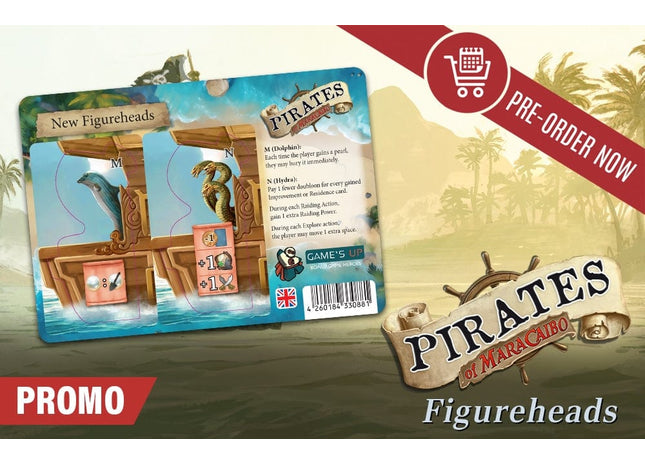 Gamers Guild AZ Capstone Games Pirates of Maracaibo: New Figureheads  (Pre-Order) Capstone Games