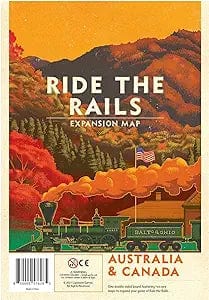 Gamers Guild AZ Capstone Games Ride The Rails: Australia & Canada Expansion Capstone Games