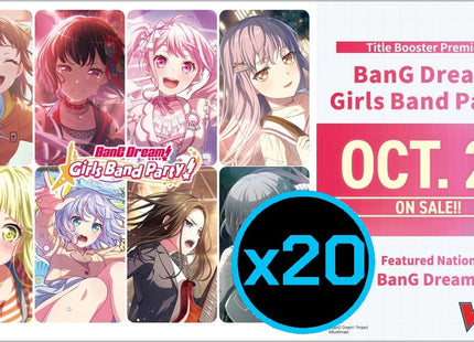 Gamers Guild AZ Cardfight!! Vanguard Cardfight!! Vanguard: BanG  Dream! Girls Band Party! Display Case (Pre-Order) YY Card World